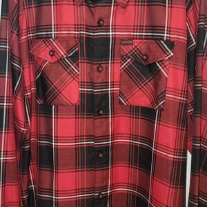 DIXXON THE CHAINSAW Red and Black Plaid Men's Shirt